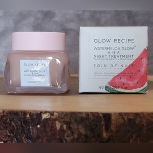 Glow Recipe Watermelon Glow AHA Night Treatment with Pink Accents